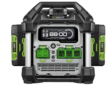 EGO PST3042 3000 Watt Battery-Powered Portable Generator Power Station ((2) 7.5 Ah Batteries Included)